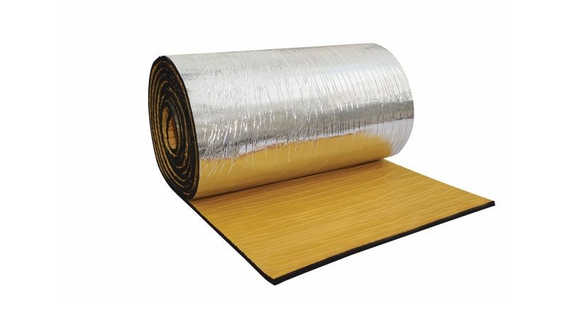 Self-adhesive insulation on roll H DUCT METAL 8mm